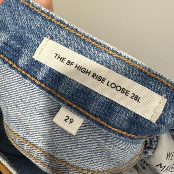 DENIM FORUM BF HIGH RISE LOOSE JEAN - Picture 9 of 9